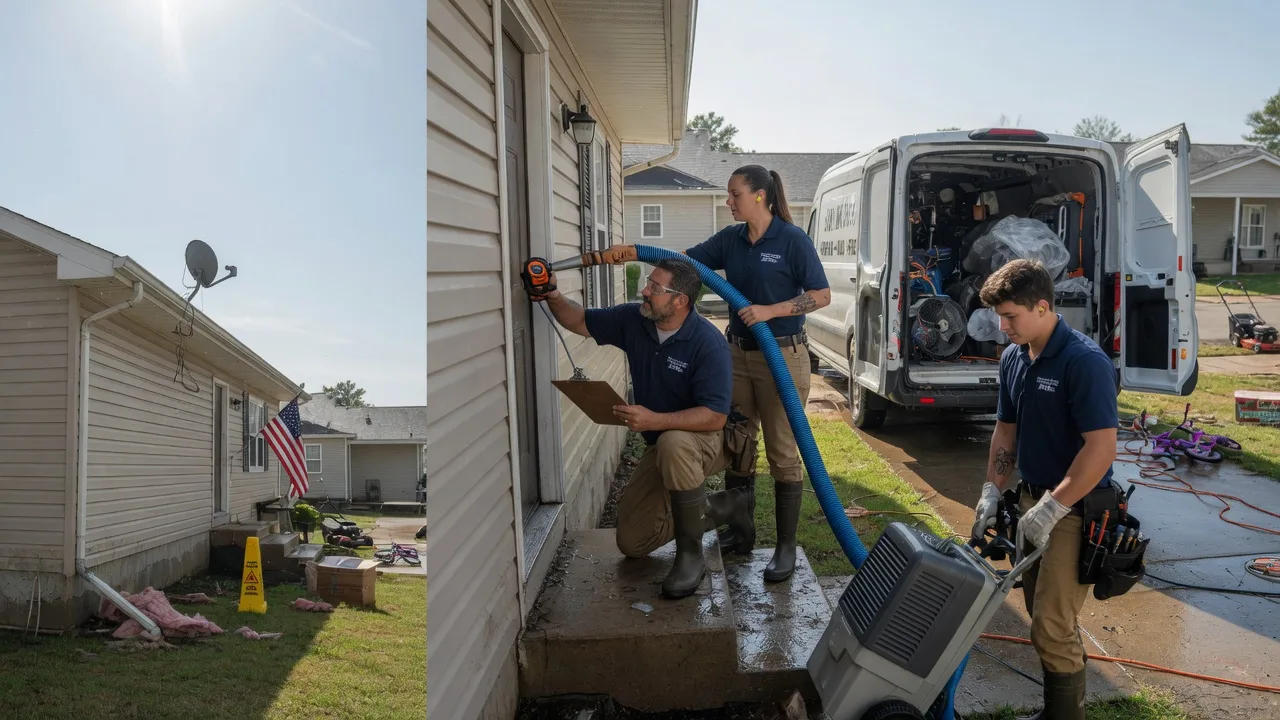 Ceiling Water Damage Restoration in Mechanicsville, VA near me